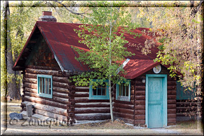 Haus des ersten Governors of Montana in der Ghosttown von Bannack