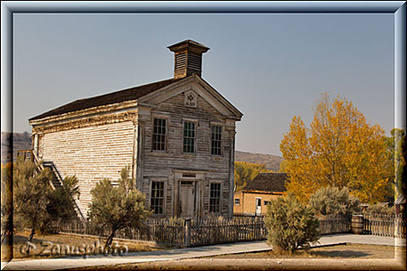 In Ghosttown Bannack gelegenes School House