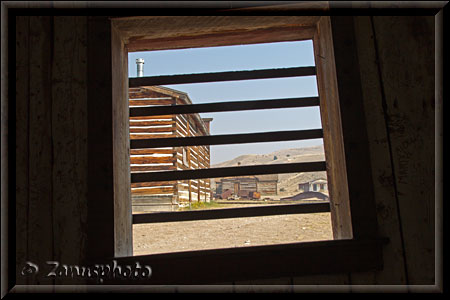 Ghosttown Bannack, Ausblick aus dem Jail