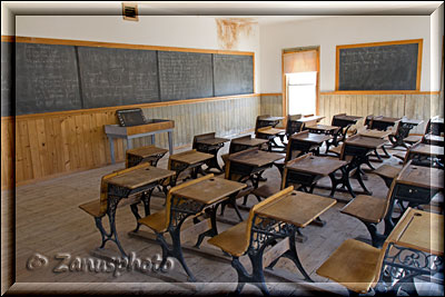 Hier wurde Schulunterricht fĂĽr Ghosttown Bannack abgehalten