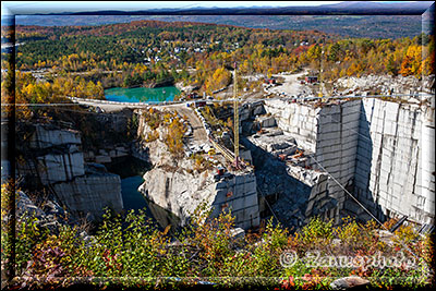 New England - Vermont, Blickrichtung zu den Marmorbrüchen