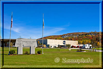 New England - Vermont, Firmengelände der Granit Company