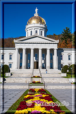 New England - Vermont, das State House in Montpelier
