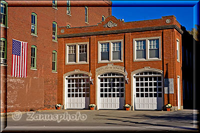New England - Vermont, Fire Station in Montpelier