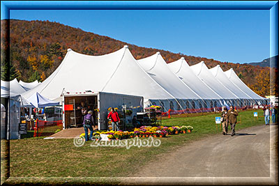 New England - Vermont, Shops sind überall im Ausstellungsbereich zu sehen