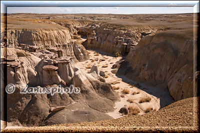 Blick in den ersten Ah-Shi-Sle-Pah Canyon