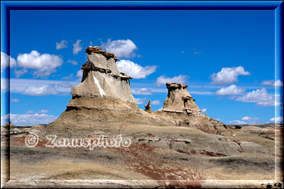 Zwei riesige Hoodoos in der Wilderness