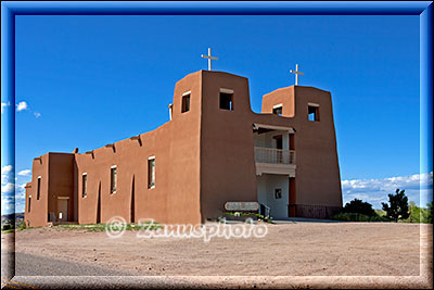 Kirche im Adobe Baustil