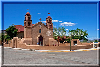 Old San Miguel Adobe Kirche in Socorro