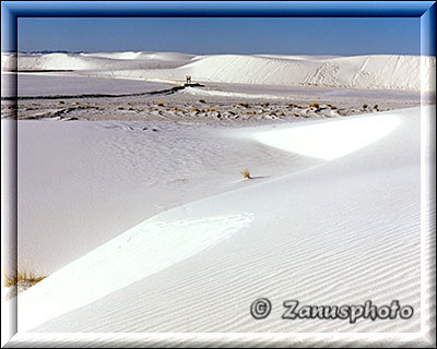 Ansicht der Dünenlandschaft in White Sands