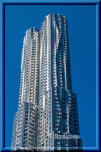 New York City, Beekman Tower mit Ecken und Rundungen an der Fassade