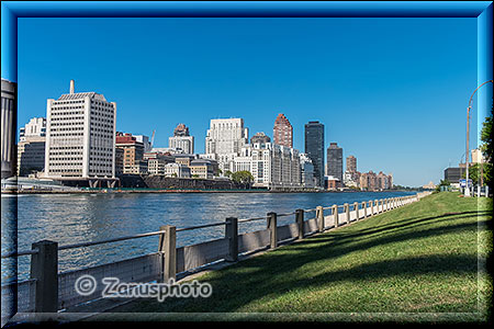 New York City - Queens, Blick vom Roosevelt Island Ufer nach der Upper East Side