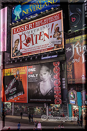 Werbung am Times Square