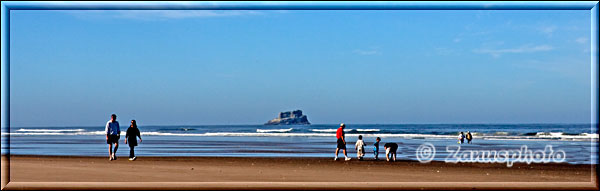 Hough Point State Park Beach mit Besuchern