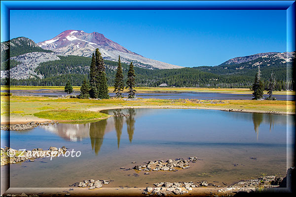 Niedriger Wasserstand im Sparks Lake