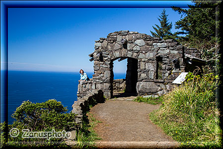 West Shelter am Gipfel des Küstenberges