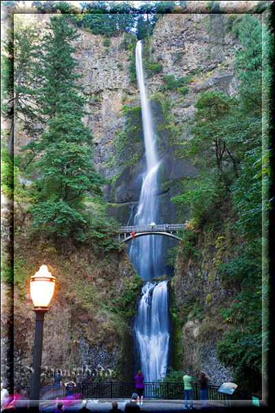 An den Multnomah Falls