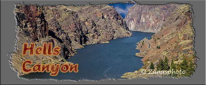 Titelbild der Webseite Hells Canyon