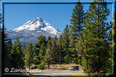 Mt. Hood vom Highway 26 gesehen