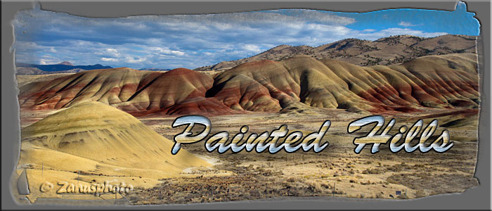 Titelbild der Webseite Painted Hills Titelbild der Webseite Painted Hills