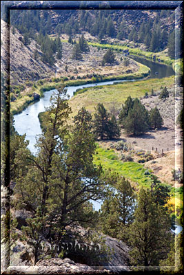 Flusschleife des Crooked River