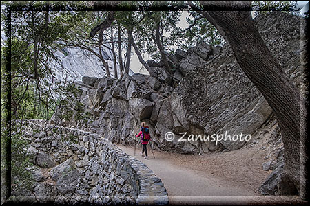 Weg zurück ins Yosemite Valley