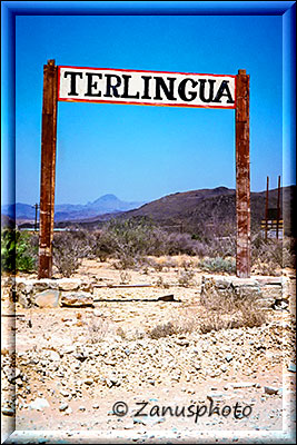 Schild für Terlingua