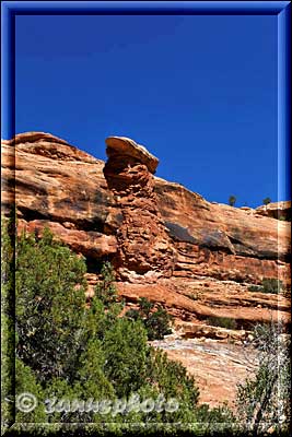 Hoodoo als Wegzeichen