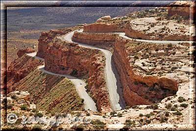 Serpentinen am Highway 261, Moki Dugway