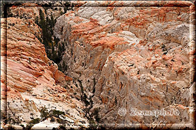 Tief geöffnet, der Hells Backbone Canyon