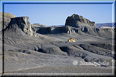 Wie in einer Mondlandschaft präsentiert sich die Umgebung der Road