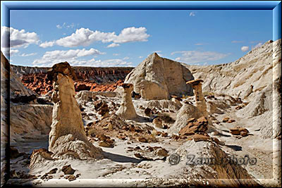 Weitere Hoodoos im hinteren Bereich der Gruppe