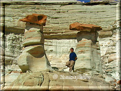 Posing für ein schönes Hoodoo Motiv