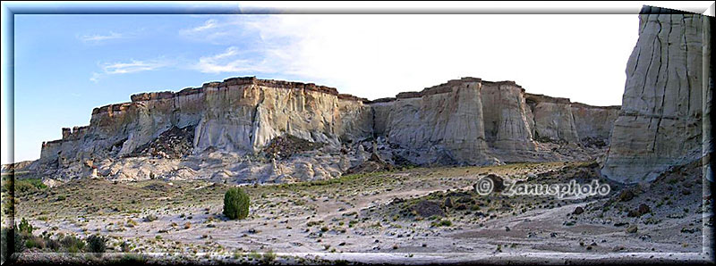 Ein Panorama aus dem zweiten Bereich der White Ghosts