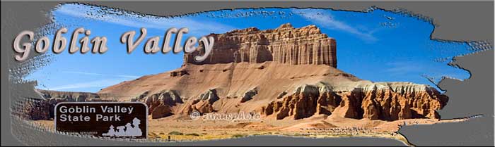 Titelbild der Webseite Goblin Valley