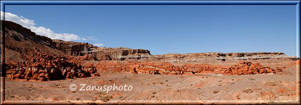 Panoramabild in der Little Egypt Area