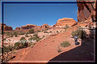 Jeep Arch, Blick in unsere Laufrichtung, nur vom Jeep Arch ist immer noch nichts zu sehen