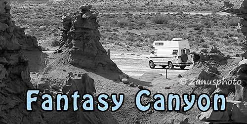 Parkplatz am Fantasy Canyon