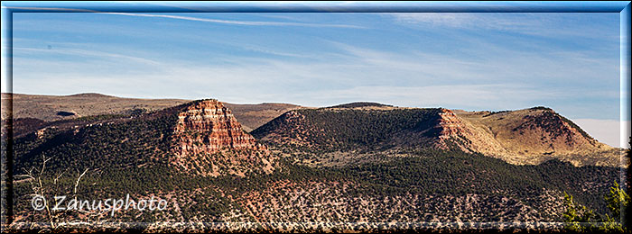 Landschafts View von Harpers Corner