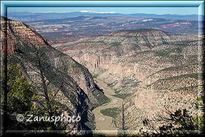 Blick auf Green River im Canyon