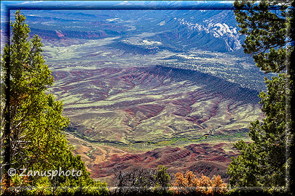 Landschaft am Echo Park Overlook