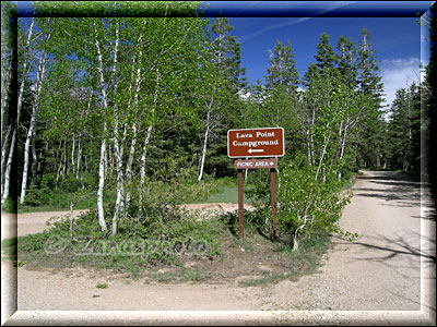 Campground am Lava Point