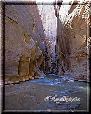 Die Schlucht wird enger