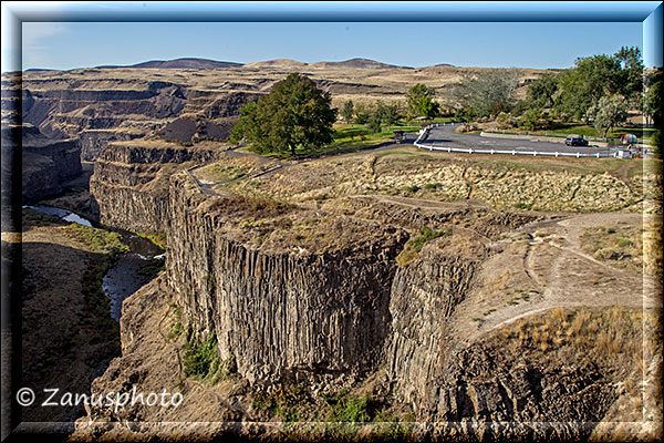 Rim und Campground in der Morgensonne