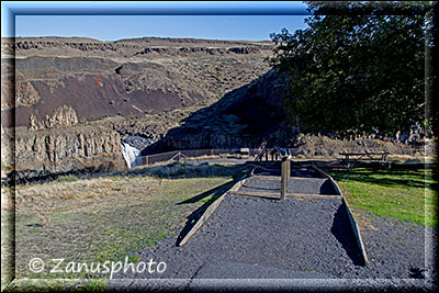 Erster Blick auf den Palouse Fall