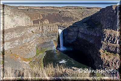 Palouse Falls liegt im Schatten