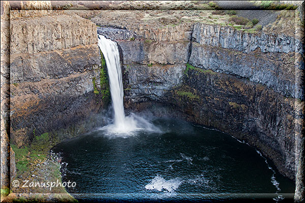 Palouse Falls Canyon nach dem Sunset