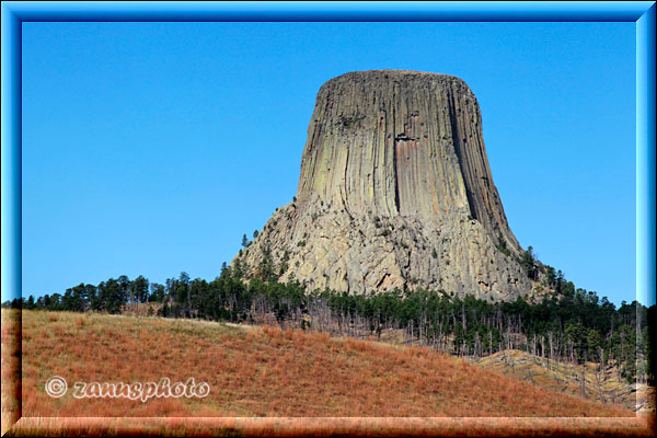 Devils Tower, Ansicht vom Campground aus