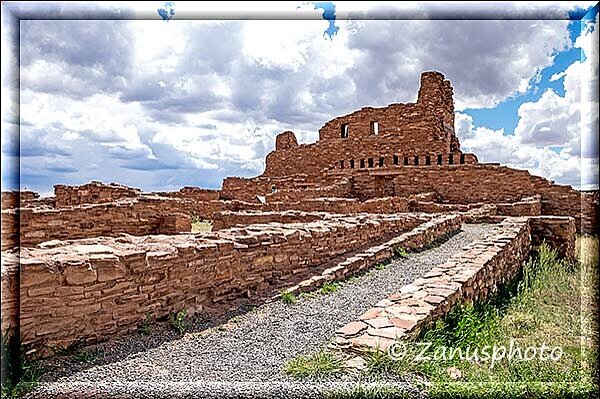 Salinas Pueblo, hier sieht man die ganze Bausubstanz oder was halt davon noch übrig ist
