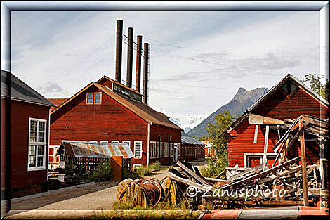 Das Power House der Minenanlage in Alaska